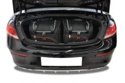 Torby Do Bagażnika Mercedes-Benz C Cabrio 2016-2021 4Szt Kjust. Czarne torby podróżne KJUST, bez wzorów, z kauczuku. Za 958.00 zł.