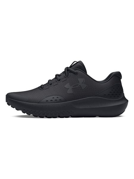 Under Armour Buty "Surge 4" w kolorze czarnym do biegania rozmiar: 40. Czarne buty do biegania Under Armour, bez wzorów, bez zapięcia, do biegania. Za 162.95 zł.