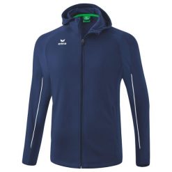 Wielokolorowa kurtka treningowa Erima Liga Star z kapturem. Białe kurtki 55PROTEC, xl, bez wzorów, z materiału, retro, z kapturem. Za 301.99 zł.
