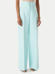 Maryley Spodnie materiałowe 6EB680/43AC Turkusowy Regular Fit. Niebieskie spodnie materiałowe Maryley, bez wzorów, z materiału. Za 279.99 zł.