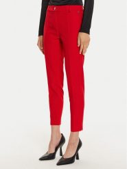 Maryley Spodnie materiałowe 24IB52Z/M19/43MA Czerwony Regular Fit. Czerwone spodnie materiałowe Maryley, bez wzorów, z materiału. Za 139.99 zł.