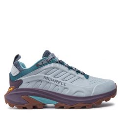 Trekkingi Merrell. Niebieskie buty trekkingowe Merrell, bez zapięcia. Za 779.99 zł.