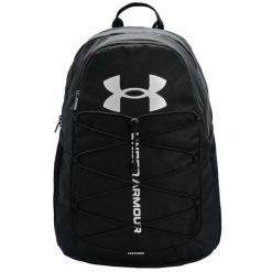 Plecak, Under Armour Hustle Sport Backpack 1364181-001, pojemność: 26 L. Czarne plecaki Under Armour, bez wzorów, bez dodatków. Za 220.50 zł.
