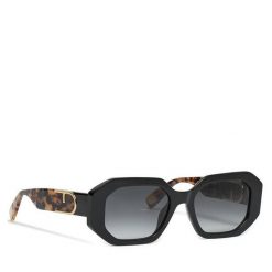 Okulary przeciwsłoneczne Furla. Czarne okulary przeciwsłoneczne Furla, bez wzorów. Za 399.99 zł.