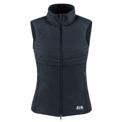 Damska kurtka bez rękawów B Vertigo Isabelle. Niebieskie kurtki B VERTIGO, uniwersalny, bez wzorów, z puchu, eleganckie, bez kaptura. Za 338.00 zł.