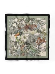 Lucky Bees Chusta w kolorze zielonym ze wzorem - 55 x 55 cm rozmiar: onesize. Zielone chusty Lucky Bees, bez wzorów, z materiału. Za 43.88 zł.