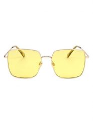 Levi's Damskie okulary przeciwsłoneczne w kolorze złoto-żółtym rozmiar: 56. Żółte okulary przeciwsłoneczne Levi's, bez wzorów, z tworzywa sztucznego, metalowe. Za 179.95 zł.