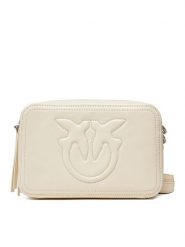 PINKO Torebka Carrie Camera Bag Classic PE 25 PLTT 104336 A26J Écru. Listonoszki Pinko, bez wzorów, ze skóry, bez dodatków. Za 1,649.00 zł.