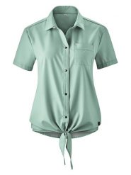 Gonso Bluzka kolarska "Molveno" w kolorze turkusowym rozmiar: 40. Niebieskie t-shirty sportowe Gonso, bez wzorów, z materiału, bez ramiączek, rowerowe. Za 140.86 zł.