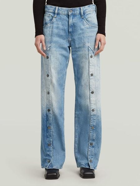 G-Star Dżinsy - Loose fit - w kolorze błękitnym rozmiar: W30/L32. Niebieskie jeansy G-Star, l, z aplikacjami, z bawełny, klasyczne. Za 322.73 zł.