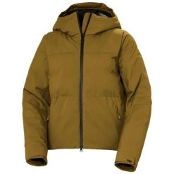 Damska kurtka narciarska Helly Hansen Nora. Brązowe kurtki narciarskie Helly Hansen, xl, bez wzorów, z materiału, bez kaptura, narciarskie. Za 1,262.00 zł.