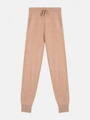 AUTHENTIC CASHMERE Kaszmirowe spodnie "Ferrand" w kolorze beżowym rozmiar: S. Brązowe spodnie materiałowe AUTHENTIC CASHMERE, bez wzorów, z kaszmiru. Za 440.28 zł.