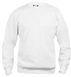 Clique Basic Roundneck Junior bluza z okrągłym dekoltem biała – white. Białe bluzy CLIQUE, bez wzorów, z bawełny, bez kaptura. Za 141.17 zł.