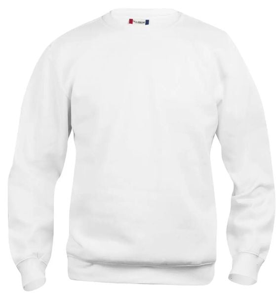 Clique Basic Roundneck Junior bluza z okrągłym dekoltem biała – white. Białe bluzy CLIQUE, bez wzorów, z bawełny, bez kaptura. Za 141.17 zł.