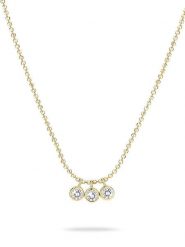 Tamaris Srebrny naszyjnik z elementami ozdobnymi - dł. 45 cm rozmiar: onesize. Szare naszyjniki Tamaris, z materiału, z cyrkonią, srebrne. Za 210.32 zł.