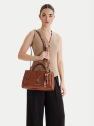 Guess Torebka Brooke HWBG98 97060 Brązowy. Brązowe torebki klasyczne Guess, z aplikacjami, ze skóry, bez dodatków. Za 639.99 zł.