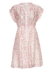 MOSS COPENHAGEN Sukienka "Isadora" w kolorze jasnoróżowym rozmiar: M. Różowe sukienki Moss Copenhagen, m, bez wzorów, bez kołnierzyka, bez ramiączek, mini. Za 158.47 zł.