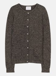 Perfect Cashmere Kaszmirowy kardigan "Amy" w kolorze szarym rozmiar: L. Szare swetry Perfect Cashmere, l, bez wzorów, z kaszmiru, bez ramiączek. Za 365.42 zł.