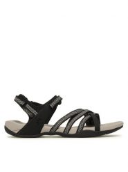 CRUZ Sandały Aarhus W Sandal CR172343 Czarny. Czarne sandały CRUZ, bez wzorów, z meshu, bez obcasa, na płaskiej podeszwie, bez zapięcia. Za 299.99 zł.
