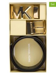 Michael Kors 3-częściowy zestaw w kolorze czarnym rozmiar: 80. Czarne paski Michael Kors, bez wzorów, z materiału. Za 463.38 zł.