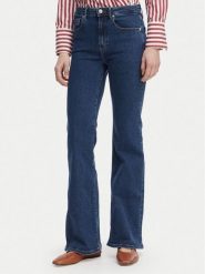 Tommy Hilfiger Jeansy WW0WW48565 Niebieski Flare Fit. Niebieskie jeansy Tommy Hilfiger, bez wzorów, z bawełny. Za 409.99 zł.