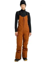 Burton Spodnie narciarskie "[ak] Kimmy GORE-TEX 2L Bib Pants" w kolorze ceglanym rozmiar: S. Brązowe spodnie dresowe Burton, bez wzorów, z gore-texu, narciarskie, gore-tex. Za 1,489.95 zł.