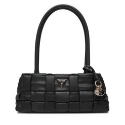 Torebka Guess. Czarne torebki klasyczne Guess, z aplikacjami, klasyczne, bez dodatków. Za 679.99 zł.
