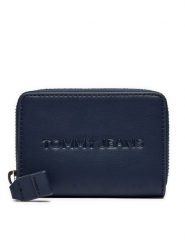 Tommy Jeans Duży Portfel Damski Tjw Ess Must Small Za AW0AW16387 Granatowy. Niebieskie portfele Tommy Jeans, bez wzorów, z jeansu. Za 129.99 zł.