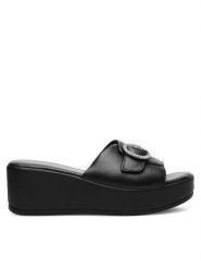 Lasocki Klapki ARC-3030-19 Czarny. Czarne klapki Lasocki, bez wzorów, ze skóry, bez obcasa, bez zapięcia. Za 159.99 zł.