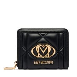 Portfel LOVE MOSCHINO. Czarne portfele Love Moschino, bez wzorów. Za 459.99 zł.
