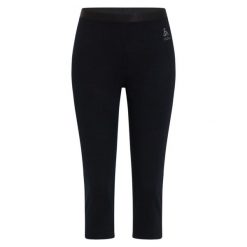 Legginsy termoaktywne damskie Odlo MERINO 200 base layer 3 /4 bottoms. Czarne bielizna termoaktywna damska ODLO, bez wzorów, sportowe. Za 342.00 zł.