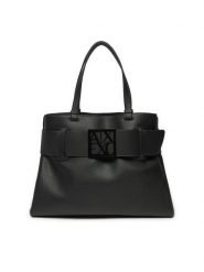 Armani Exchange Torebka XW000284 AF11902 UC001 Czarny. Czarne torebki klasyczne Armani Exchange, bez wzorów, ze skóry, bez dodatków. Za 799.99 zł.
