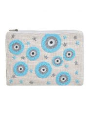 BLE Kopertówka w kolorze kremowym - 29 x 19 x 2 cm rozmiar: onesize. Brązowe kopertówki BLE, bez wzorów, z materiału, bez dodatków. Za 79.95 zł.