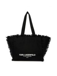 KARL LAGERFELD Torebka B2W50021 Czarny. Czarne shopper bag KARL LAGERFELD, bez wzorów, z materiału, bez dodatków. Za 549.99 zł.