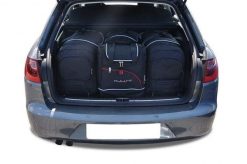 Torby Do Bagażnika Seat Exeo St 2009-2013 4Szt Kjust. Czarne torby podróżne KJUST, bez wzorów, z kauczuku. Za 1,233.00 zł.