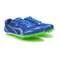 Buty lekkoatletyczne kolce Legend dla biegaczy z zapasem kolców. Niebieskie buty do biegania Legend, bez wzorów, bez zapięcia, do biegania. Za 199.00 zł.