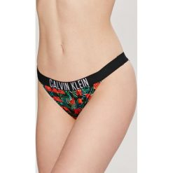 Calvin Klein Jeans - Figi kąpielowe. Różowe bikini marki Calvin Klein Jeans, z dzianiny. Za 199.90 zł.