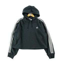 Second life - Bluza z kapturem damska Adidas Originals - Stan bardzo dobry. Czarne bluzy z kapturem adidas, l, bez wzorów, z materiału, z kapturem, na fitness i siłownię. Za 127.76 zł.