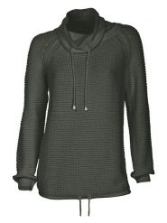 Heine Sweter w kolorze khaki rozmiar: 36/38. Brązowe swetry Heine, bez wzorów, z bawełny, bez ramiączek. Za 70.41 zł.