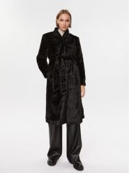 Bruuns Bazaar Płaszcz przejściowy Crown Mette BBW3512 Czarny Regular Fit. Czarne płaszcze Bruuns Bazaar, bez wzorów, z syntetyku, bez kaptura. Za 1,239.00 zł.