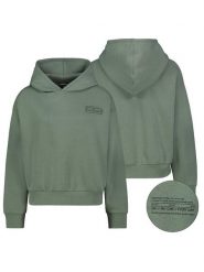 Sublevel Bluza w kolorze zielonym rozmiar: XS. Zielone bluzy Sublevel, xs, bez wzorów, z kapturem. Za 105.63 zł.