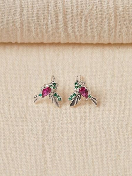 Lodie Silver Srebrne kolczyki-wkrętki z cyrkoniami rozmiar: onesize. Szare kolczyki Lodie Silver, z cyrkonią, srebrne. Za 70.41 zł.