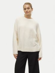 Vero Moda Sweter Boom 10320463 Écru Loose Fit. Swetry Vero Moda, xl, bez wzorów, z syntetyku, bez ramiączek. Za 109.99 zł.