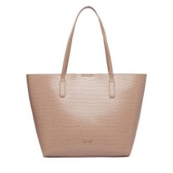 Torebka Nine West. Brązowe shopper bag Nine West, bez wzorów, bez dodatków. Za 279.99 zł.
