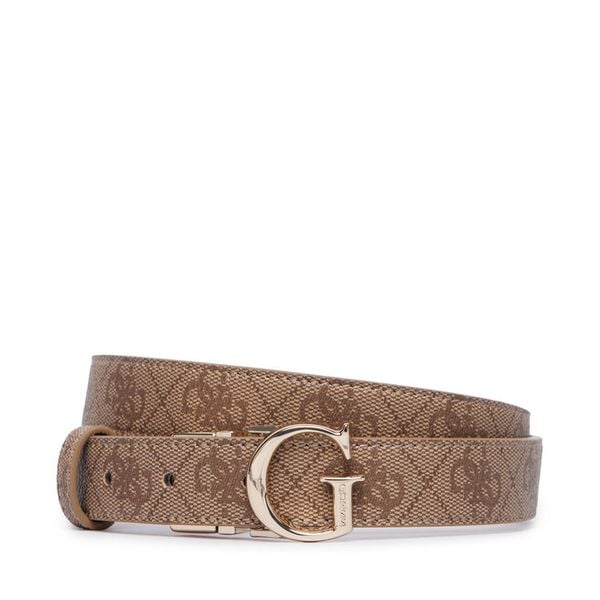 Pasek Guess. Brązowe paski Guess, z aplikacjami. Za 174.99 zł.