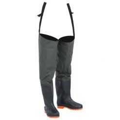 VidaXL Kalosze Wędkarskie Rozmiar 38 Ciemnozielone. Zielone kalosze vidaXL, bez wzorów, z materiału, bez zapięcia. Za 266.95 zł.
