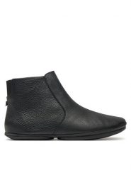 Camper Botki Right K400313-018 Czarny. Czarne botki Camper, bez wzorów, ze skóry, bez obcasa, na płaskiej podeszwie, bez zapięcia. Za 559.99 zł.