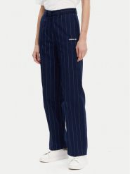 Adidas Spodnie materiałowe Pinstripe JJ3482 Granatowy Regular Fit. Niebieskie spodnie materiałowe adidas, bez wzorów, z bawełny. Za 249.99 zł.