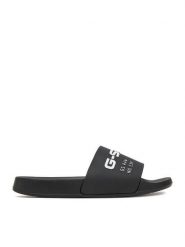 G-Star Raw Klapki SS25-3C096-W Czarny. Czarne klapki G-Star, bez wzorów, z syntetyku, retro, bez obcasa, bez zapięcia. Za 103.99 zł.