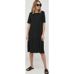 Max Mara Leisure sukienka kolor czarny mini prosta. Czarne sukienki Max Mara Leisure, na co dzień, s, bez wzorów, z tkaniny, bez kołnierzyka, bez ramiączek, mini, plisowane. Za 919.99 zł.